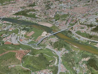 Coimbra City, Portugal (2020) 3D Model preview