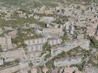 Ajaccio City, France (2020) 3D Model preview