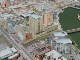 Belfast City, UK (2020) 3D Model preview