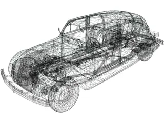 Chrysler Airflow (1934) 3D Model preview