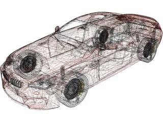 BMW M6 (2015) 3D Model preview
