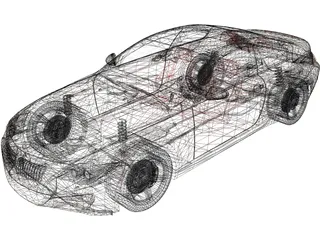 BMW M6 (2010) 3D Model preview