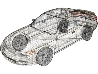 Saturn LS (2000) 3D Model preview