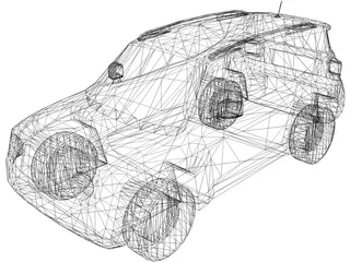 Jeep Renegade (2016) 3D Model preview