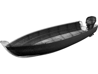 Boat 3D Model preview