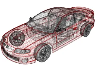 Holden Monaro 3D Model preview