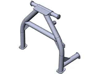 Honda Transalp Centre Stand 3D Model preview