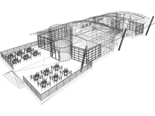 House of Caffe 3D Model preview