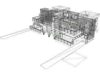 House 3D Model preview