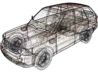 Range Rover Sport 3D Model preview
