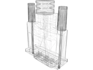 DVI Connector 3D Model preview