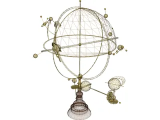 Globe 3D Model preview
