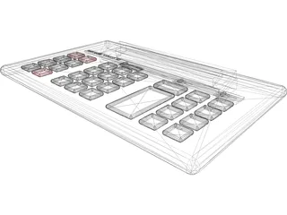 Calculator 3D Model preview