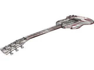 Gibson SG Guitar 3D Model preview