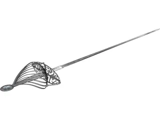 Ancient Sword 3D Model preview