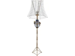 Floor Lamp 3D Model preview