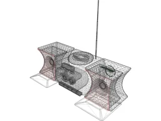 Radio 3D Model preview