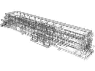 School 3D Model preview