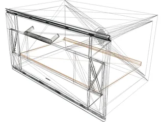 Microwave Gaggenau 3D Model preview