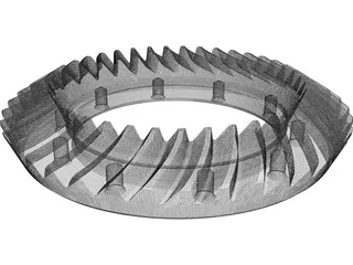 Ring Gear 3D Model preview