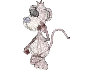 Monkey 3D Model preview