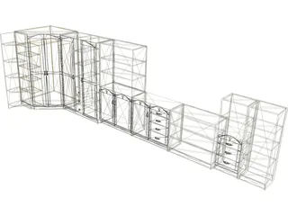 Child Furniture 3D Model preview