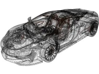 McLaren GT (2020) 3D Model preview