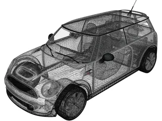 Mini Cooper S Clubman (2011) 3D Model preview