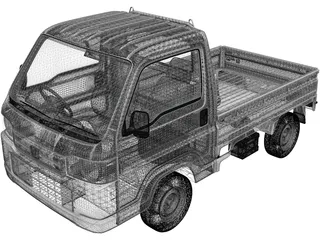 Honda Acty (2012) 3D Model preview