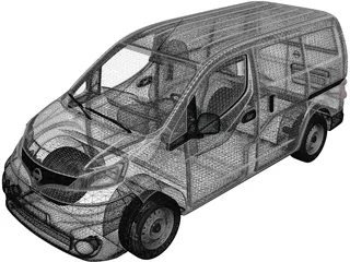 Nissan NV200 (2010) 3D Model preview