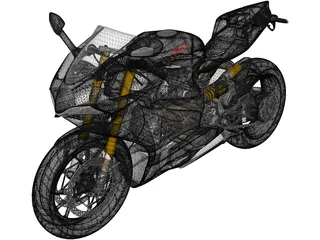 Ducati 1199 Panagale (2012) 3D Model preview