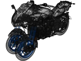 Yamaha NIKEN (2019) 3D Model preview