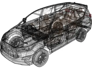Toyota Innova (2020) 3D Model preview