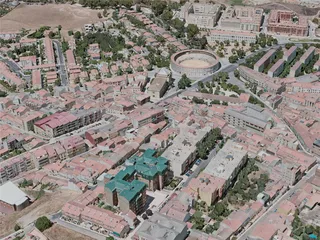 Caceres City, Spain (2020) 3D Model preview