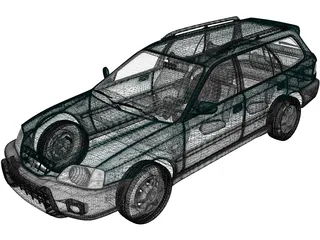 Honda Orthia (1996) 3D Model preview