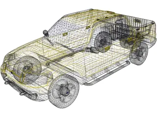 Ford Explorer Sport Trac (2003) 3D Model preview