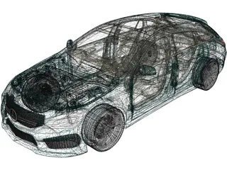Mercedes-Benz CLA 250 Wagon (2015) 3D Model preview
