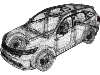 Kia Sorento (2021) 3D Model preview