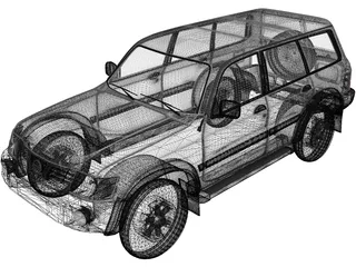 Nissan Patrol (2003) 3D Model preview