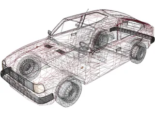 Skoda 105 (1985) 3D Model preview