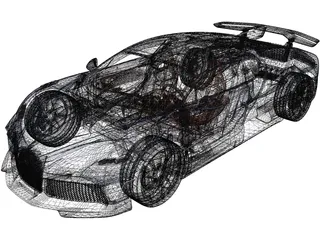 Bugatti Divo (2020) 3D Model preview