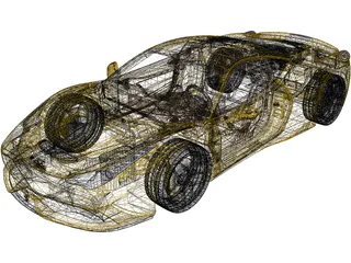 Ferrari 458 Speciale (2014) 3D Model preview
