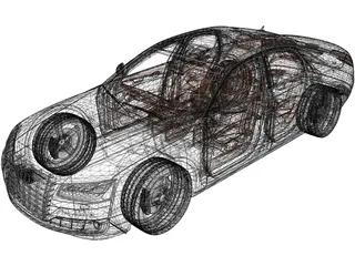 Audi A8 (2015) 3D Model preview