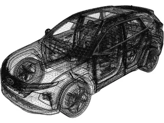Hyundai Tucson (2021) 3D Model preview