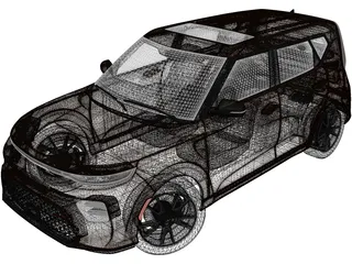 Kia Soul GT-Line (2021) 3D Model preview