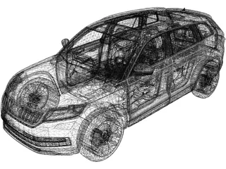 Skoda Kodiaq (2020) 3D Model preview