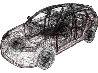 Skoda Kamiq GT (2020) 3D Model preview