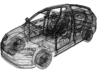 Skoda Karoq (2020) 3D Model preview