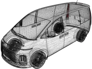 Hyundai Staria Premium (2022) 3D Model preview