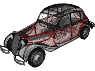 BMW 326 (1941) 3D Model preview